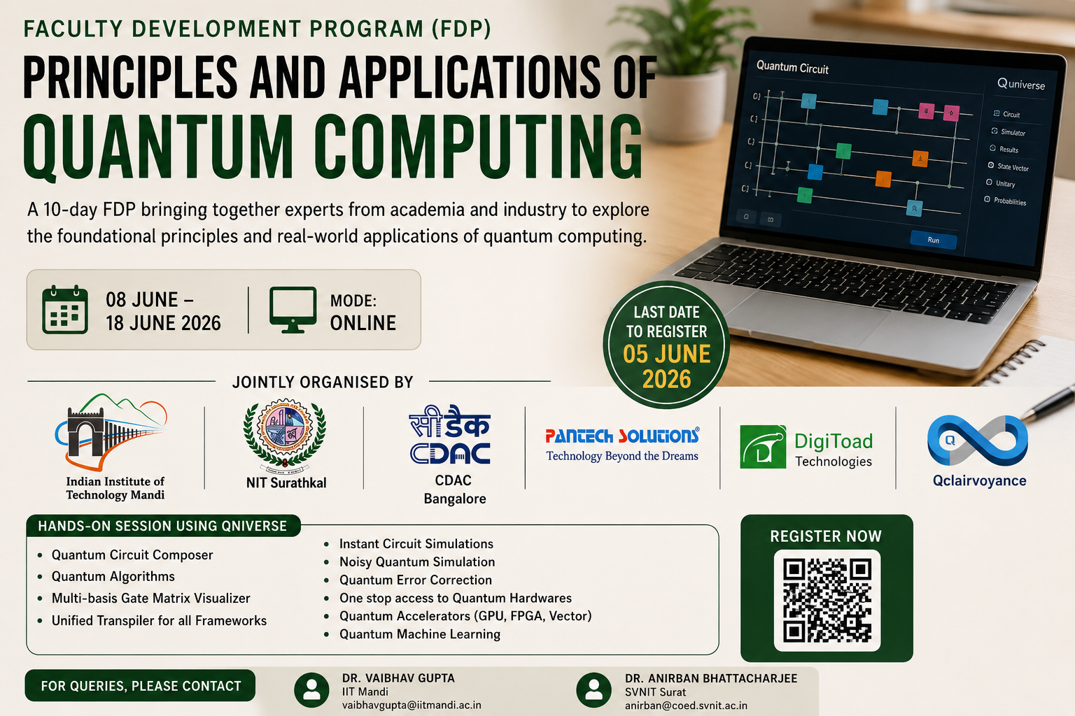 IITs & CDAC Launch Quantum Computing FDP 2026 — Is This 10-Day Program ...